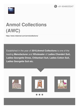 Anmol Collections (AWC)