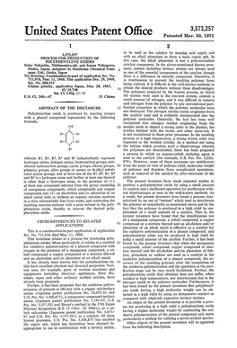 United States Patent Office Patented Mar