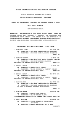 Sistema Informativo Ministero Della Pubblica Istruzione