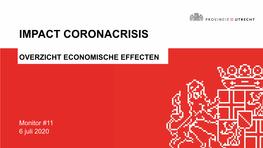 Monitor Impact Coronacrisis #11, 6 Juli 2020