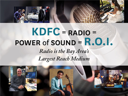 KDFC Sound, KDFC Channels, Mission, and Community