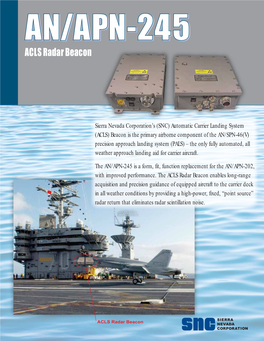 ACLS Radar Beacon