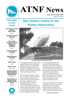 New Visitors Centre for the Parkes Observatory