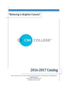 2016-2017 Catalog