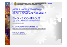 ENGINE CONTROLS CONTROLS App