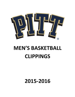 Men's Basketball Clippings 2015-2016