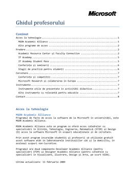 Ghidul Profesorului