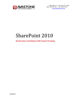 Sharepoint 2010