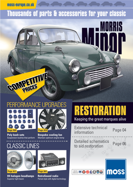 Restoration Tools Catalogue for More Information