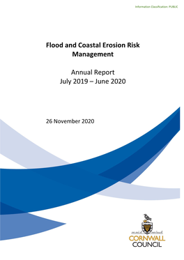 Flood and Coastal Erosion Risk Management Annual Report 2020