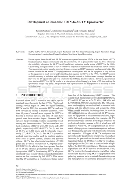 Development of Real-Time HDTV-To-8K TV Upconverter