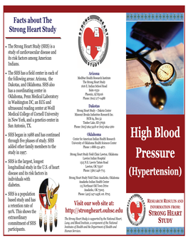 High Blood Pressure (Hypertension)