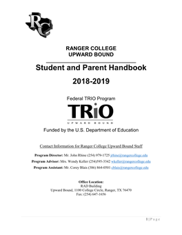 Parent/Student Handbook