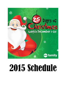 2015-ABC-Family-25-Days-Of-Christmas-Schedule.Pdf