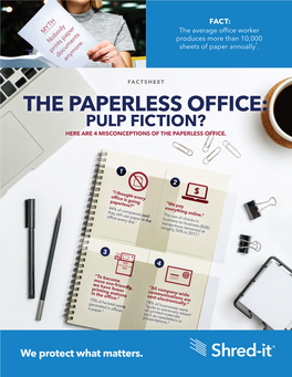 The Paperless Office: Pulp Fiction? Here Are 4 Misconceptions of the Paperless Office