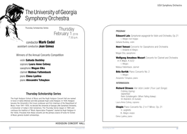 The University of Georgia Symphony Orchestra