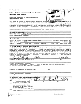 Historic Name: Frev Ranch Other Names/Site Number