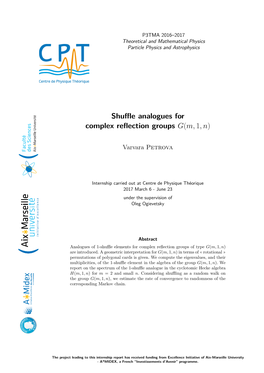 Shuffle Analogues for Complex Reflection Groups G(M,1,N)