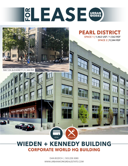 Wieden + Kennedy Building Corporate World Hq Building