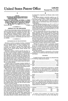 United States Patent Office Patented Feb