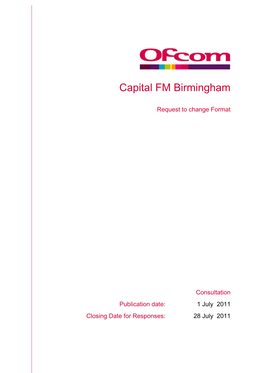 Capital FM Birmingham