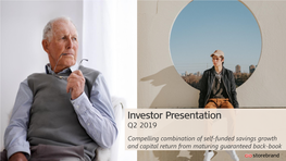 Investor Presentation Q2 2019