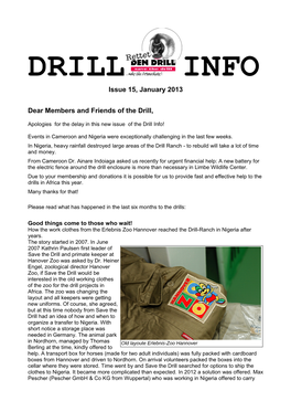 DRILL INFO Issue 15, January 2013