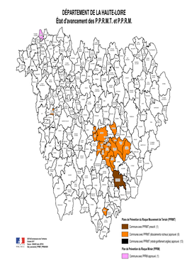 DÉPARTEMENT DE LA HAUTE-LOIRE État D'avancement Des P.P.R.M.T