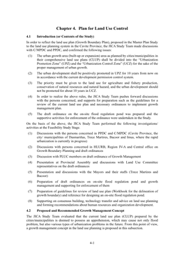 Chapter 4. Plan for Land Use Control