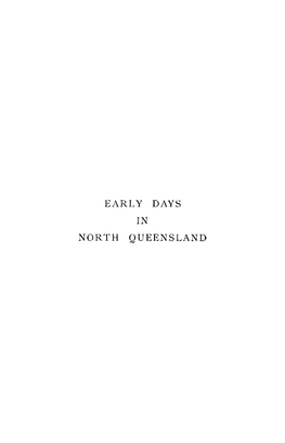 Early North Queensland