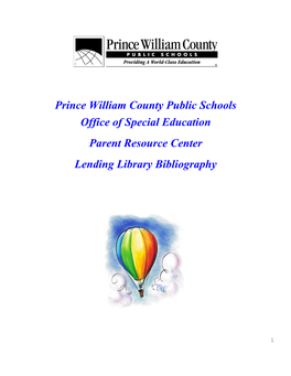 Prince William County Public Schools Office of Special Education Parent