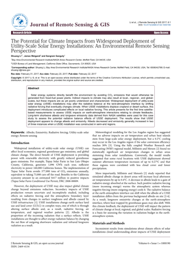 The Potential for Climate Impacts From