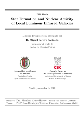 Star Formation and Nuclear Activity of Local Luminous Infrared Galaxies