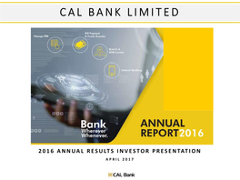 Cal Bank Limited