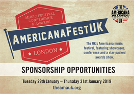 Americanfestuk 2019 Sponsorship Opportunities Copy