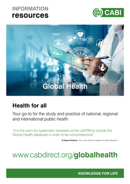 Accessing Global Health