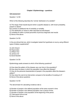 Chapter 2 Epidemiology