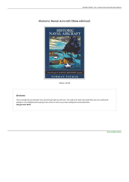 Read PDF \\ Historic Naval Aircraft