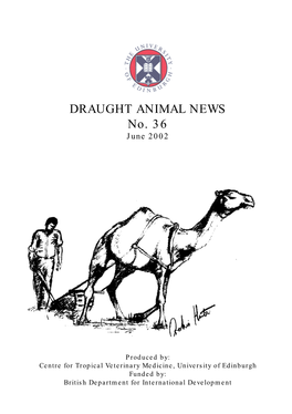 DRAUGHT ANIMAL NEWS No. 36 June 2002