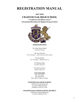 COHS Registration Manual