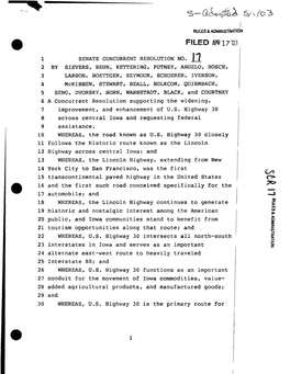 $--A~~~ 5/,(03 I RULES & ADMINISTRATION FILED APR 17 '03