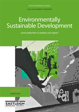 Environmentally Sustainable Development