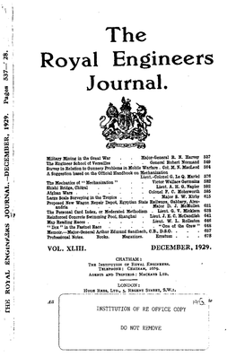 The Royal Engineers Journal