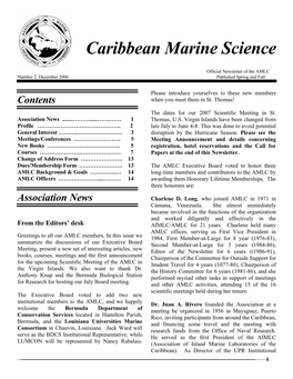 Caribbean Marine Science