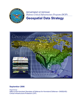 DCIP Geospatial Data Strategy ______