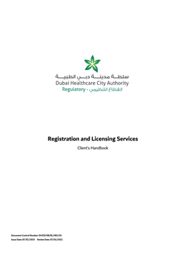 Registration and Licensing Services