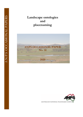 ANPS Occasional Paper No 10 1