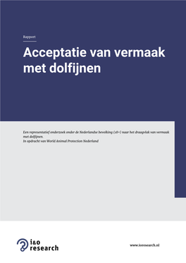 Acceptatie Van Vermaak Met Dolfijnen