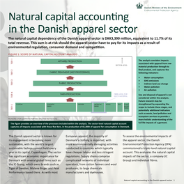 Natural Capital Accounting in the Danish Apparel Sector