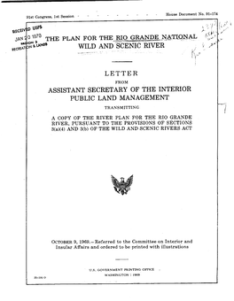 Rio Grande Management Plan